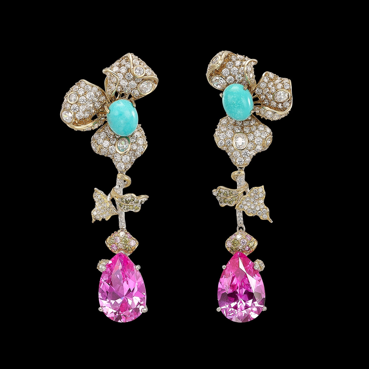 Orchid Orient Earrings
